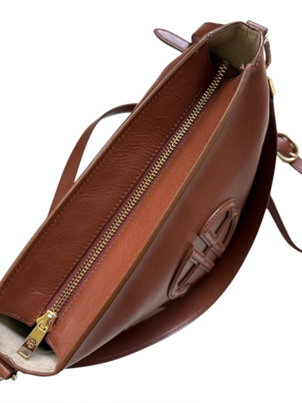 Anine Bing Leather Lili Bucket Bag Brown Retail $600.00 - Picture 5 of 16